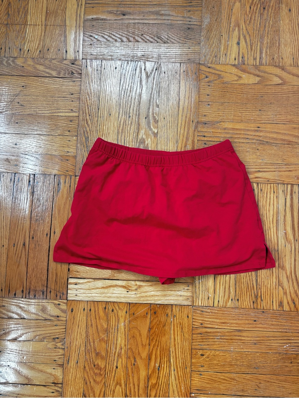 Red Mini Skort